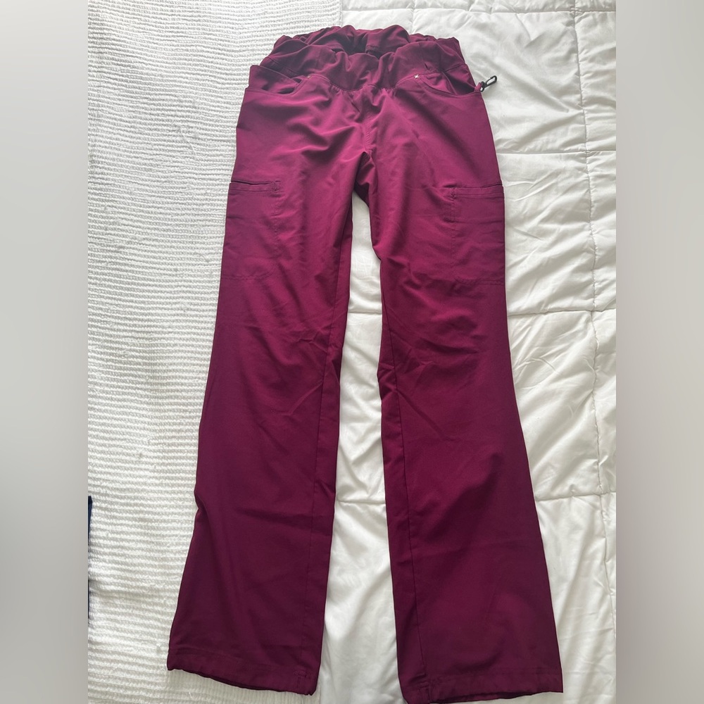 Wine Cherokee Scrub Pant
